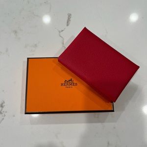 Hermes Calvi Card Holder